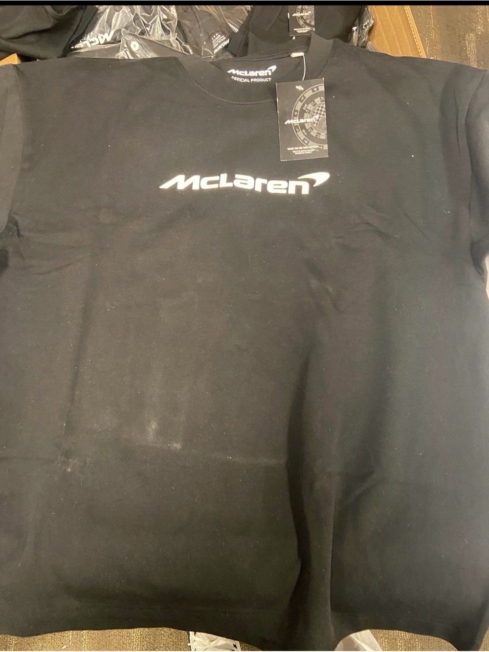 Men’s Black Logo Crewneck T-Shirt